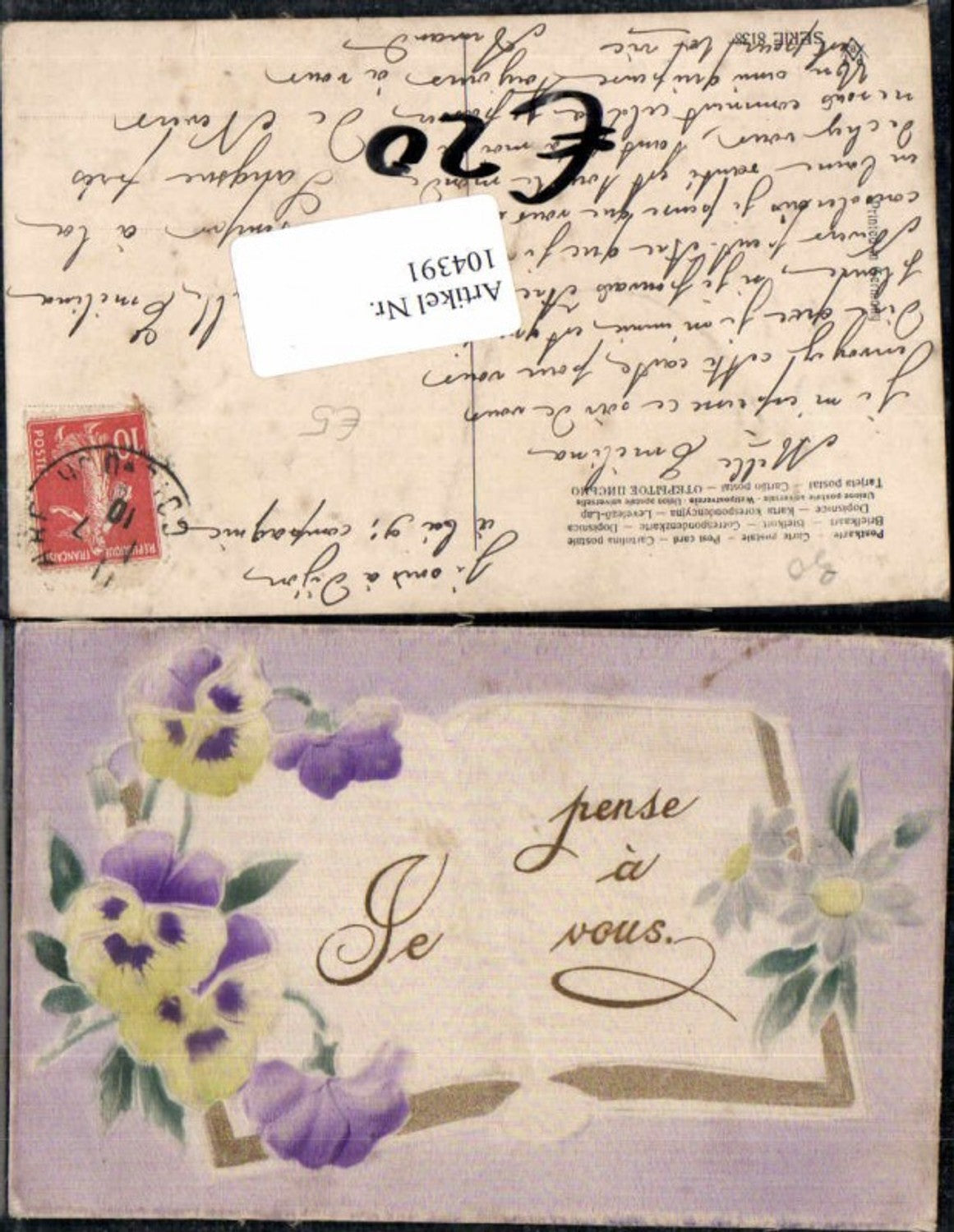 104391,Präge AK Relief AK Blumen Buch