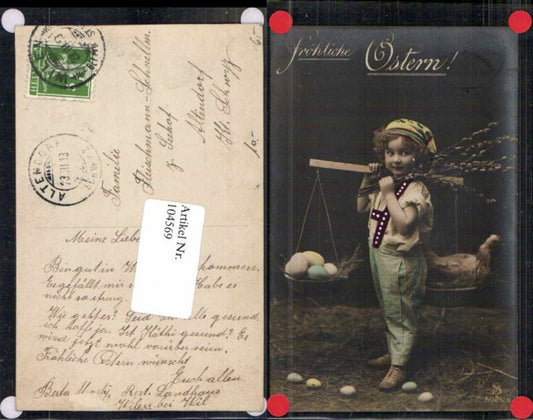 104569,Ostern Süsses Mädchen Girl Ostereier Huhn