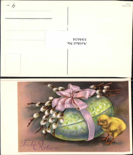104634,Ostern Küken Palmkätzchen Osterei süss