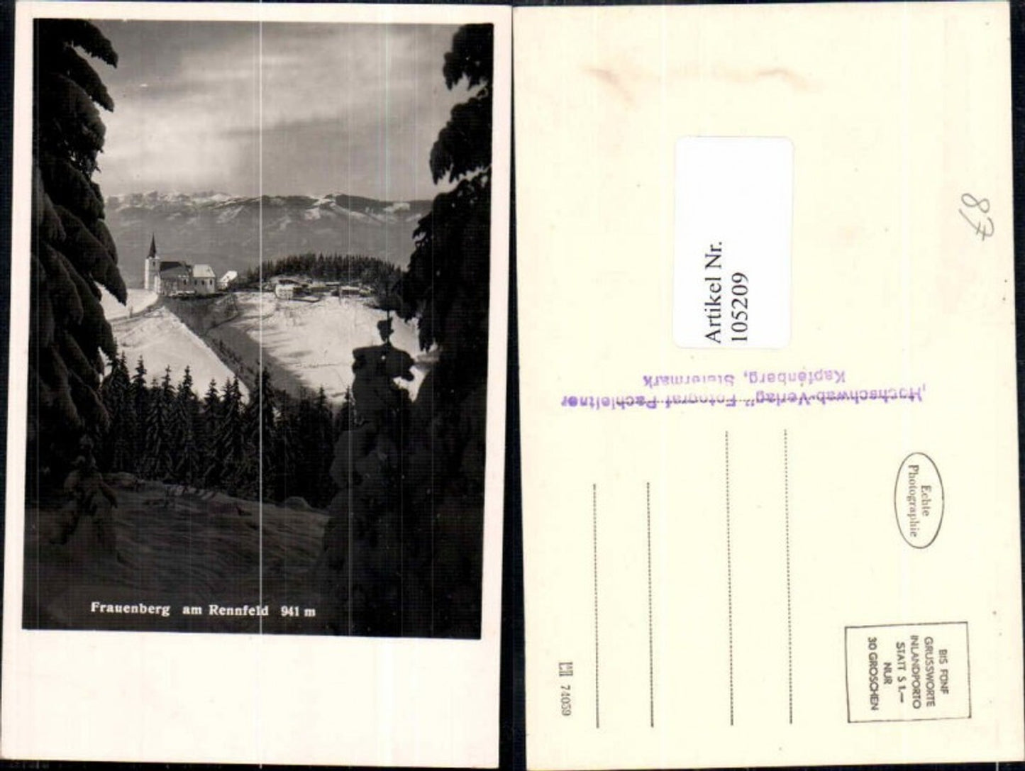 Alte Ansichtskarte – Old Postcard