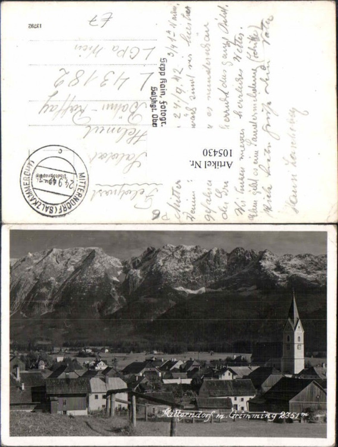 Alte Ansichtskarte – Old Postcard