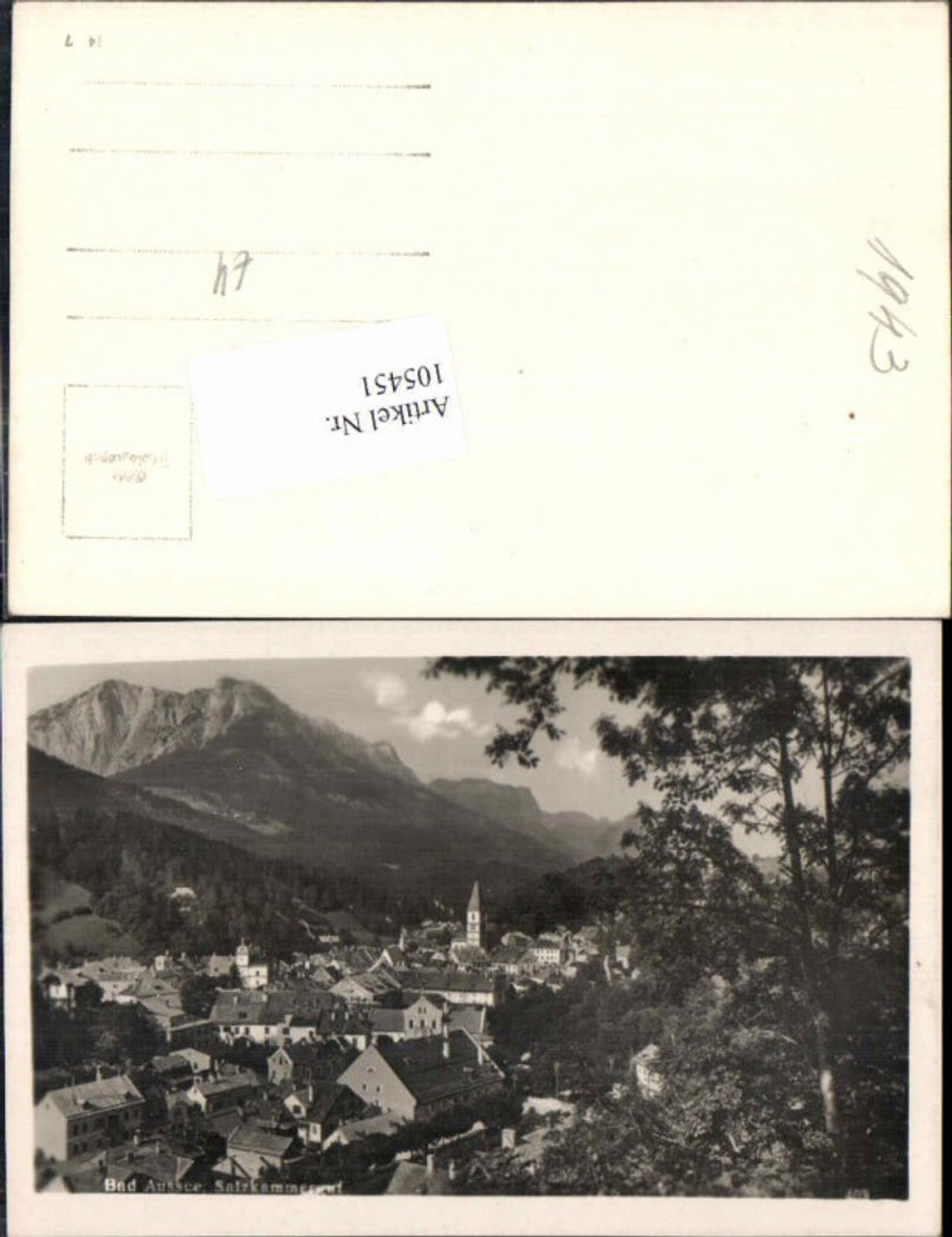 Alte Ansichtskarte – Old Postcard