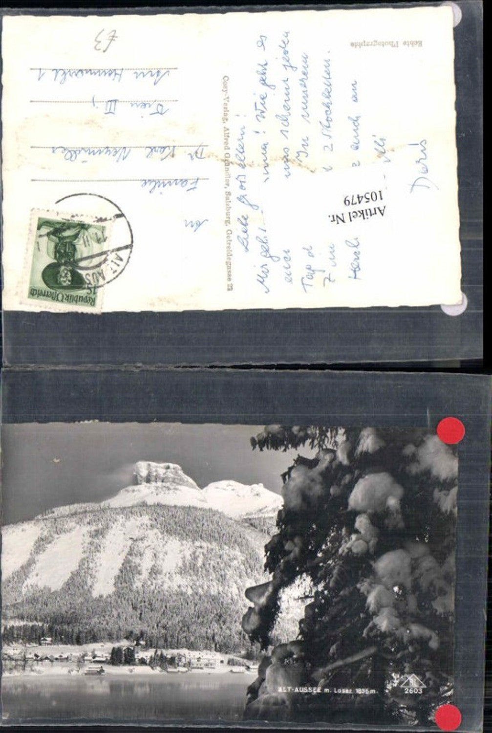 Alte Ansichtskarte – Old Postcard