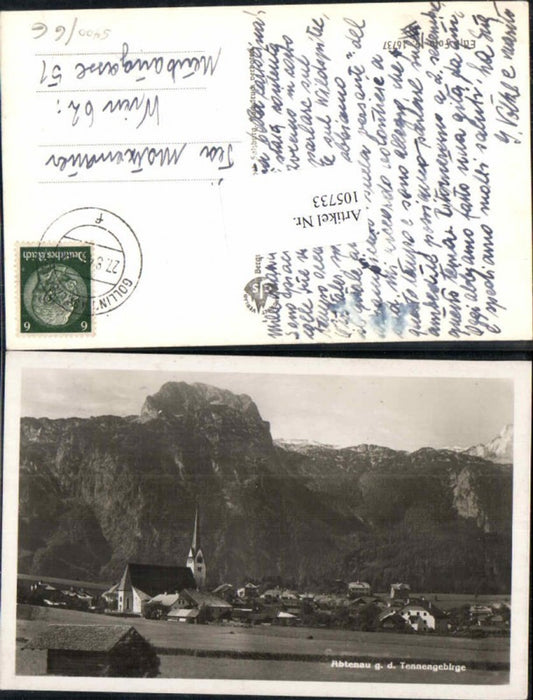 105733,Abtenau gegen Tennengebirge