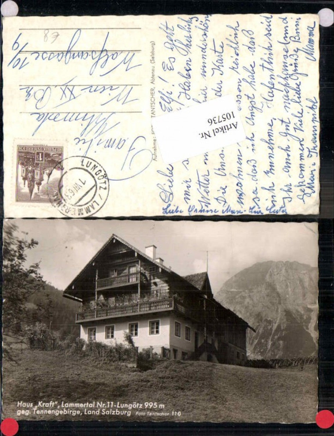 105736,Lammertal Lungötz Pension Kraft