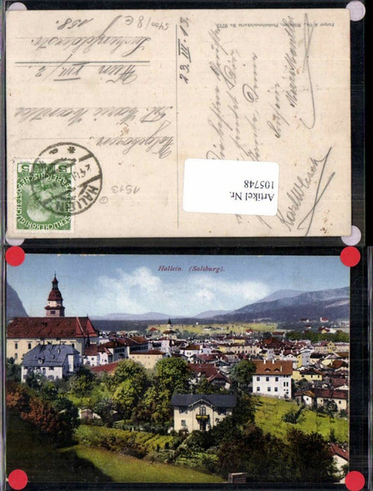 105748,Hallein Tolle Ortsansicht pub Purger Co 9775