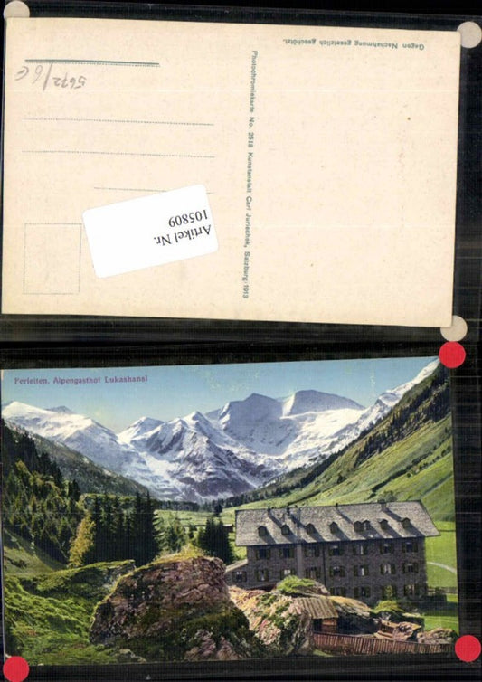 105809,Ferleiten Gasthaus Lukashansl pub Jurischek 2518