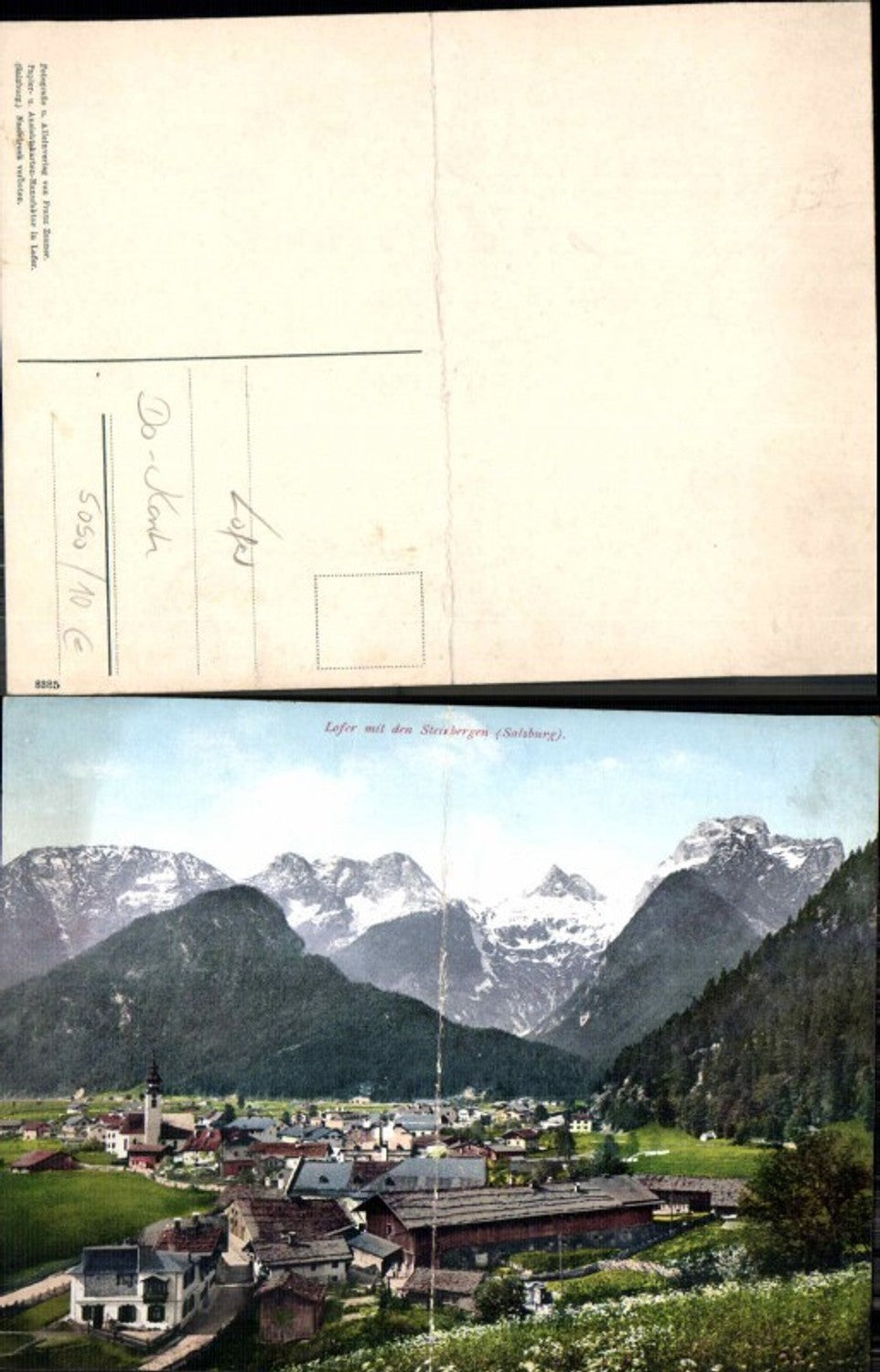 105830,Klappkarte aus Lofer 1905 Salzburg