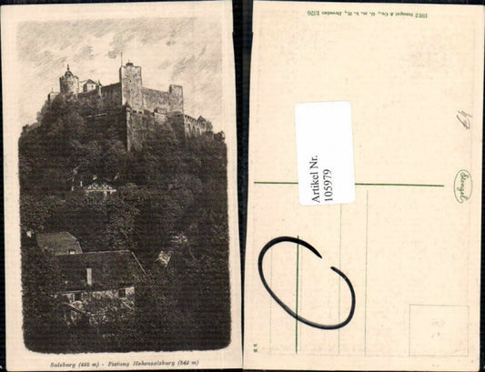 105979,Präge Druck Salzburg Festung Hohensalzburg