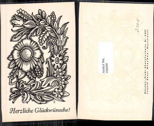 106049,Scherenschnitt Silhouette Blumen Münchner Kindl