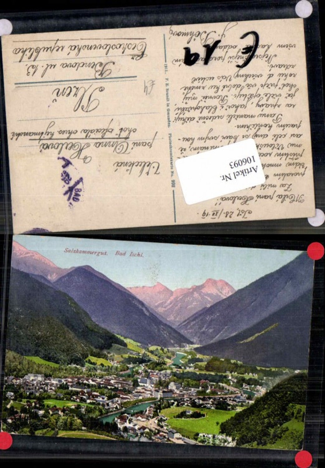 106093,Bad Ischl Totale Salzkammergut pub Brandt 992