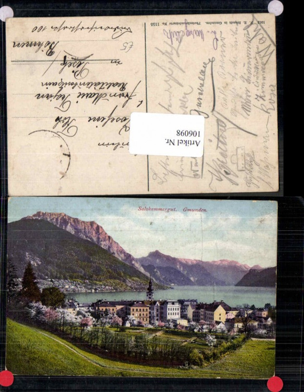 106098,Gmunden Partie vom Ort pub Brandt 1155