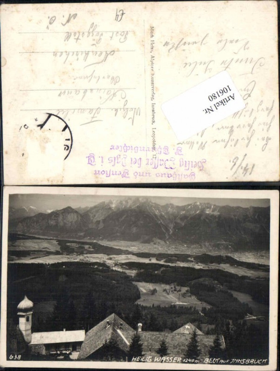 Alte Ansichtskarte – Old Postcard