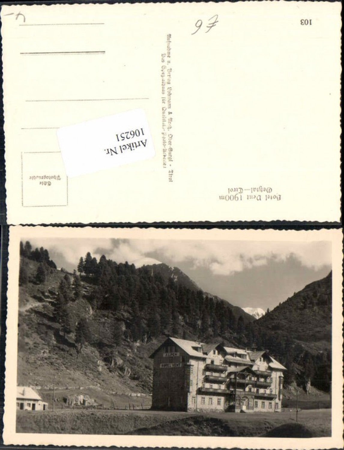 Alte Ansichtskarte – Old Postcard