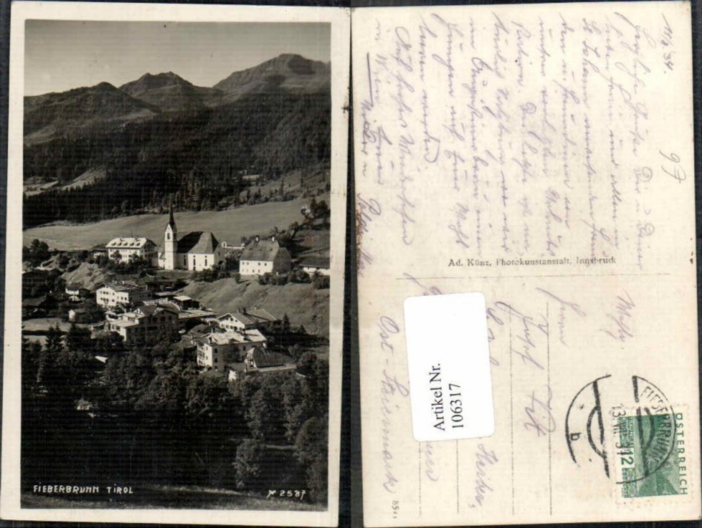Alte Ansichtskarte – Old Postcard
