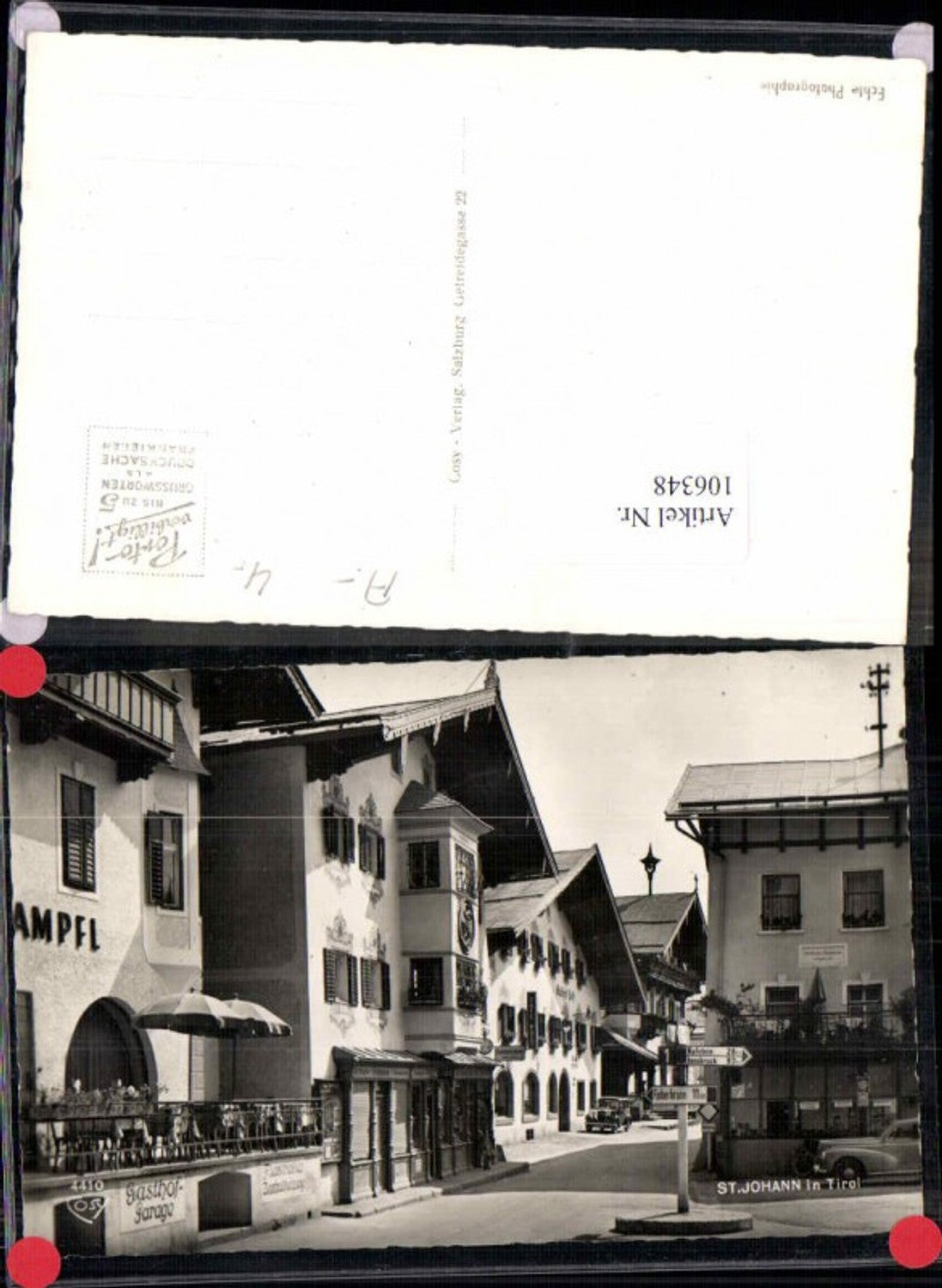 Alte Ansichtskarte – Old Postcard