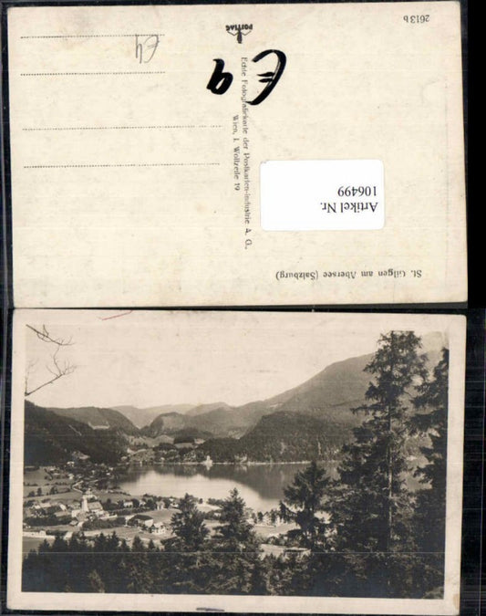 106499,St Gilgen am Arbersee Totale 1930