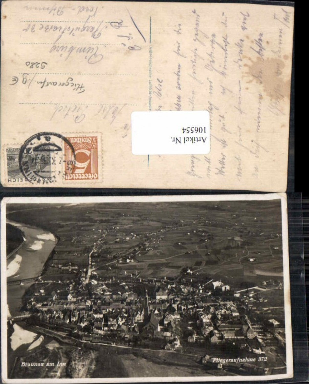 106554,Fliegeraufnahme 372 Braunau am Inn