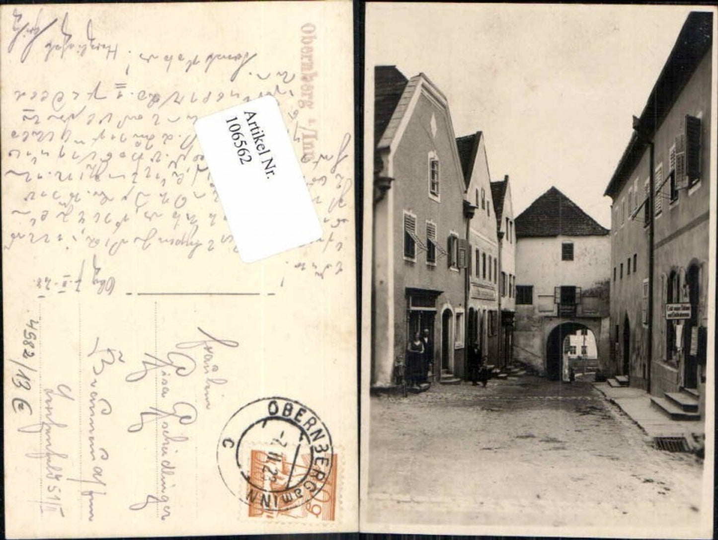 106562,FotoAK Obernberg am Inn Geschäfte Leute