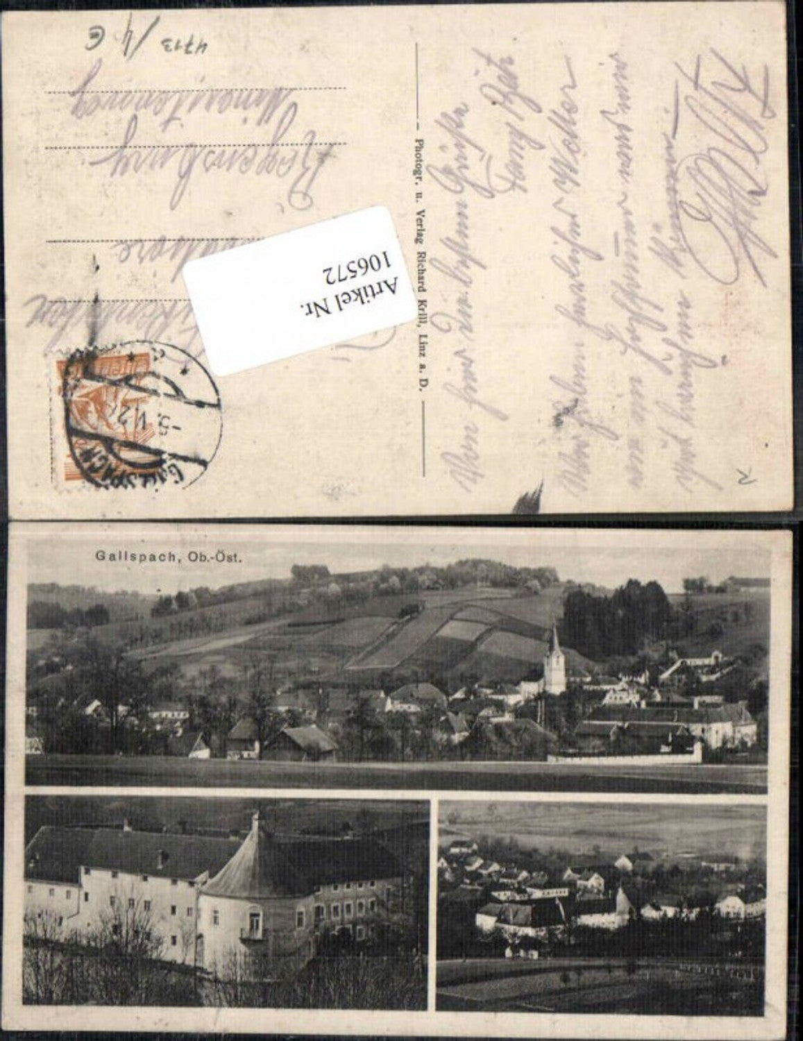 106572, Gallspach multi-image postcard