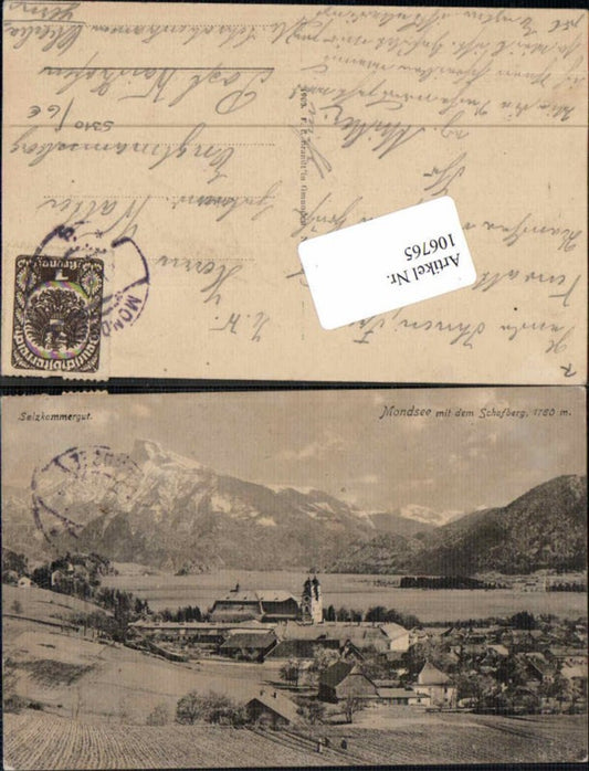 106765,Mondsee m. Schafberg Salzkammergut Brandt 4666