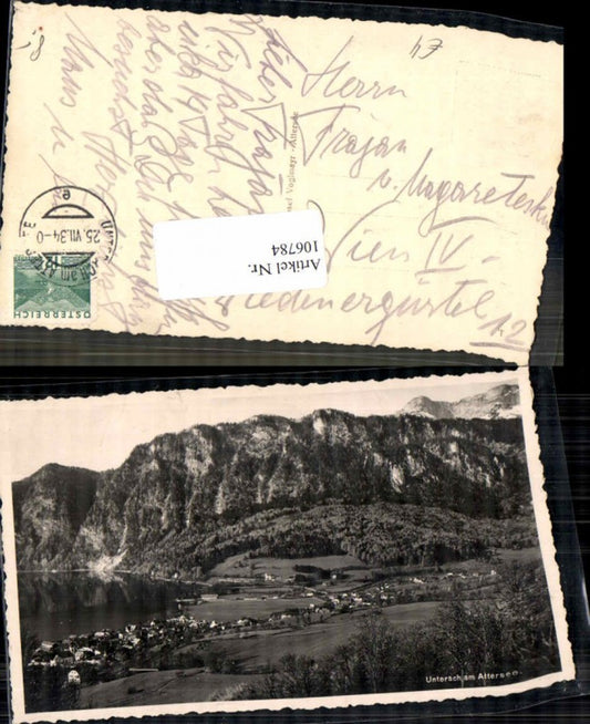 106784,Unterach am Attersee 1934