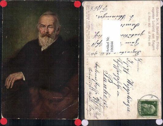 106844,Prinzregent Luitpold von Bayern Portrait Walther Firle