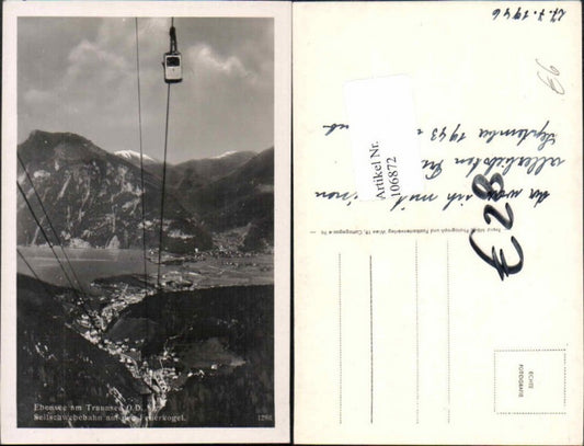 106872,Ebensee am Traunsee Seilbahn Feuerkogel