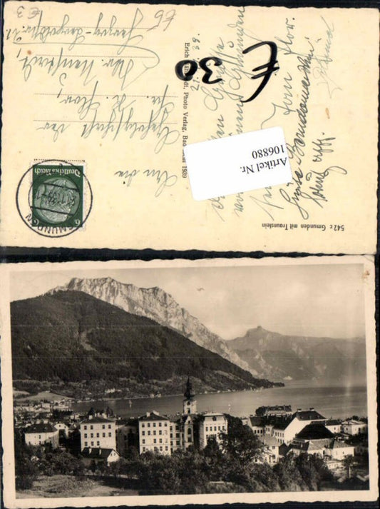 106880,Gmunden m. Traunsee Traunstein 1939