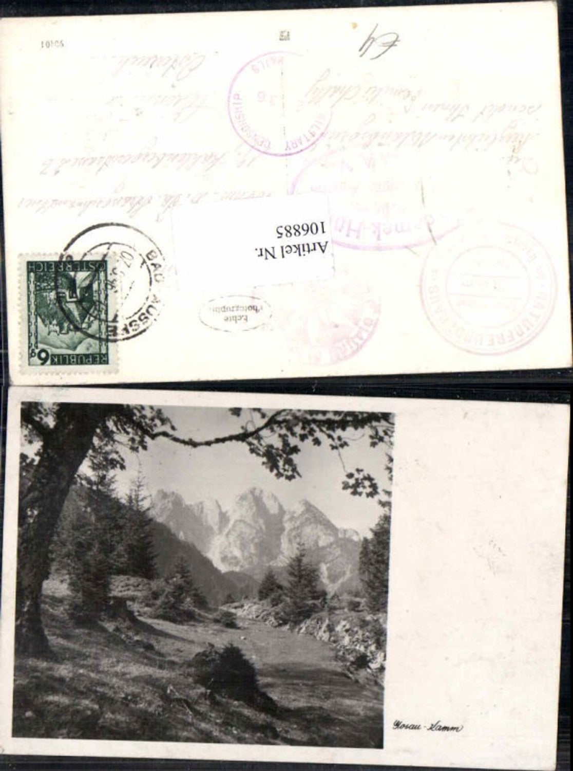 106885,Gosaukamm Gosau Kamm Fotokarte
