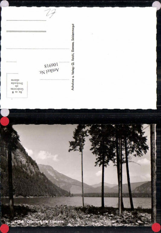 106918,Offensee bei Ebensee Ufer