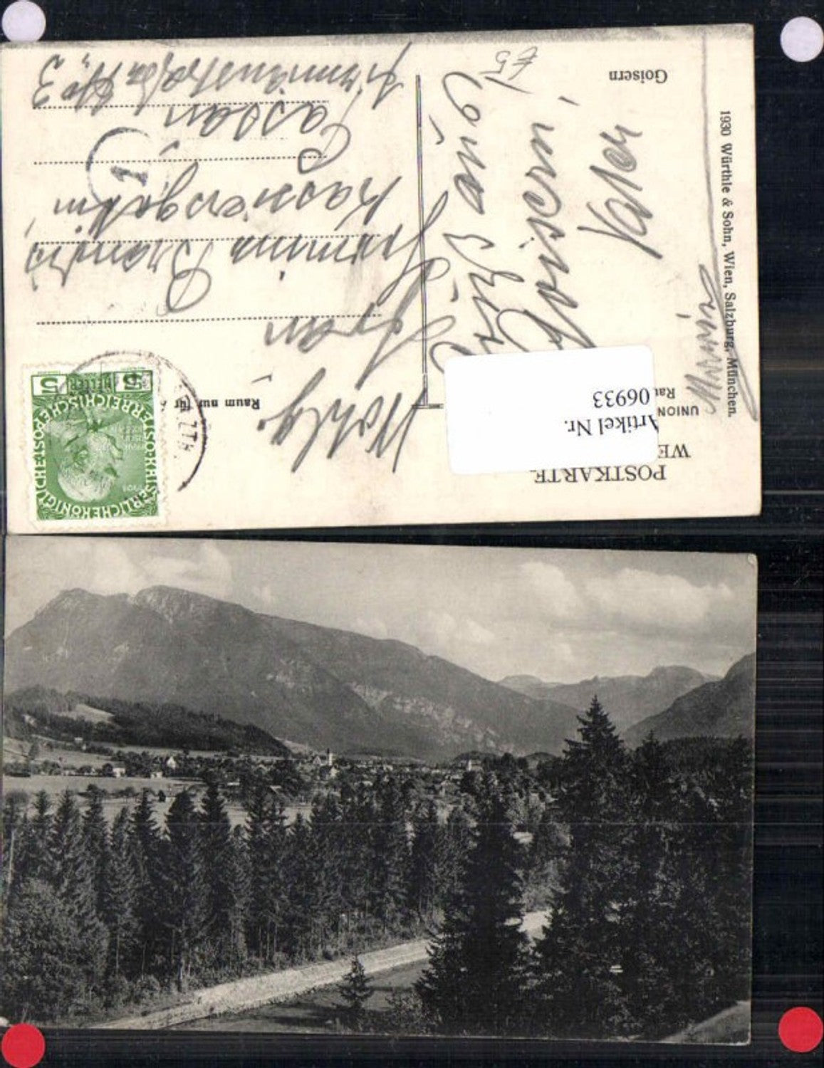 106933, Goisern section to the location 1915
