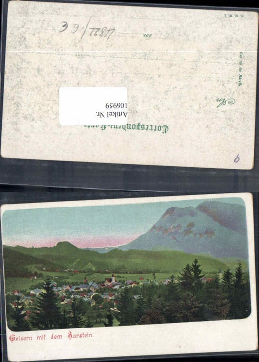 106959,Goisern m. Sarstein um 1900