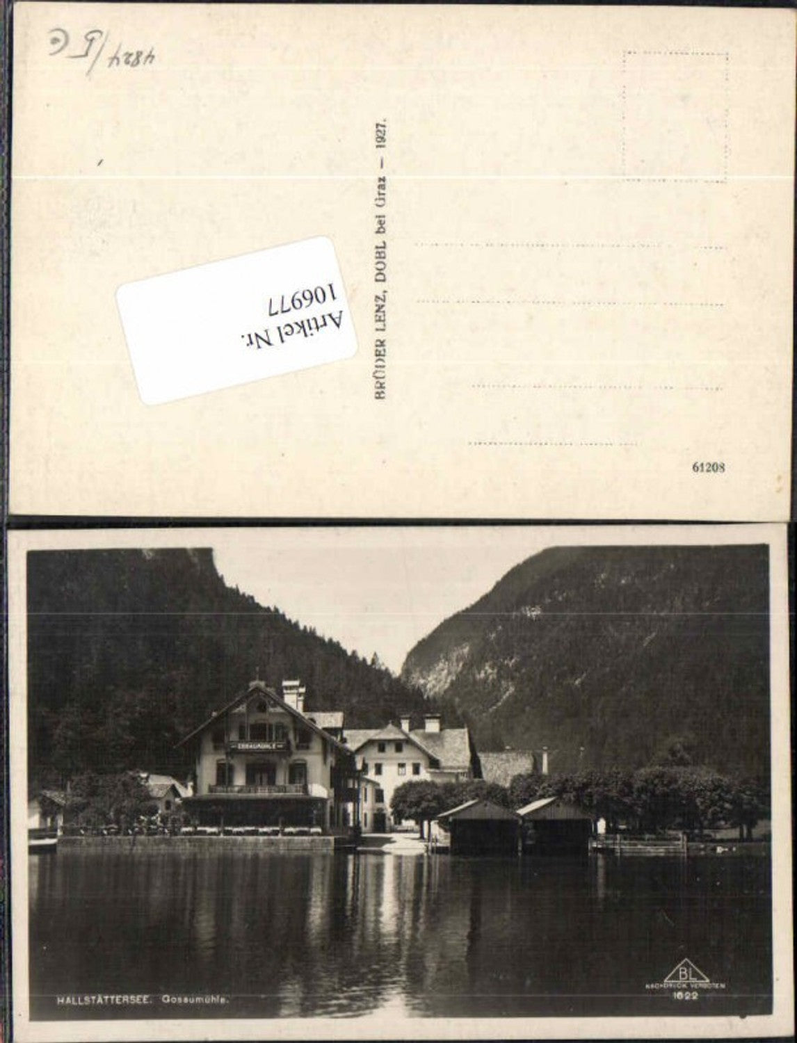 106977,Hallstatt Hallstättersee Gosaumühle Gosau Gasthaus