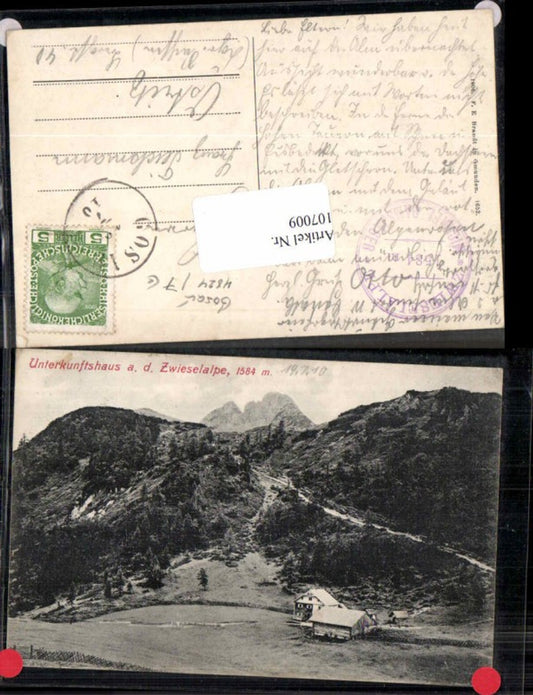 107009,Unterkunftshaus Zwieselalpe Gosau pub Brandt 1652