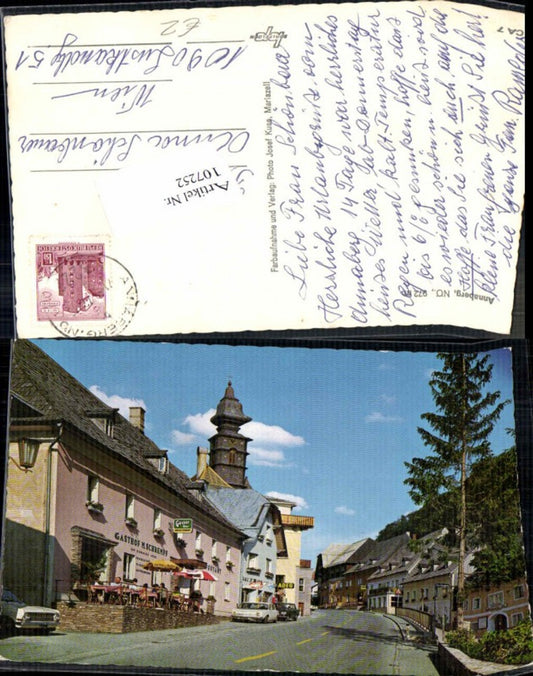 107252,Annaberg Strassenpartie 1975 Gasthaus Schrempf