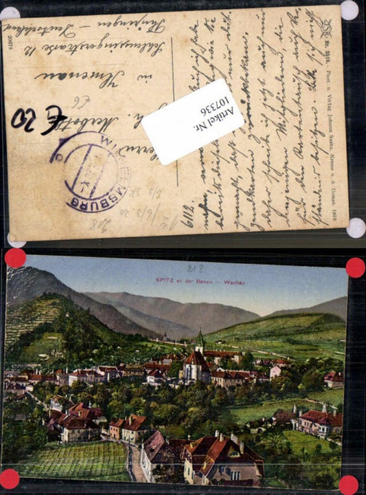107336,Spitz a.d. Donau Wachau 1919