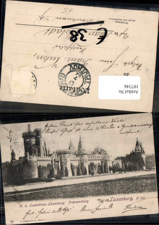 107346,Laxenburg Franzensburg bei Wien 1902