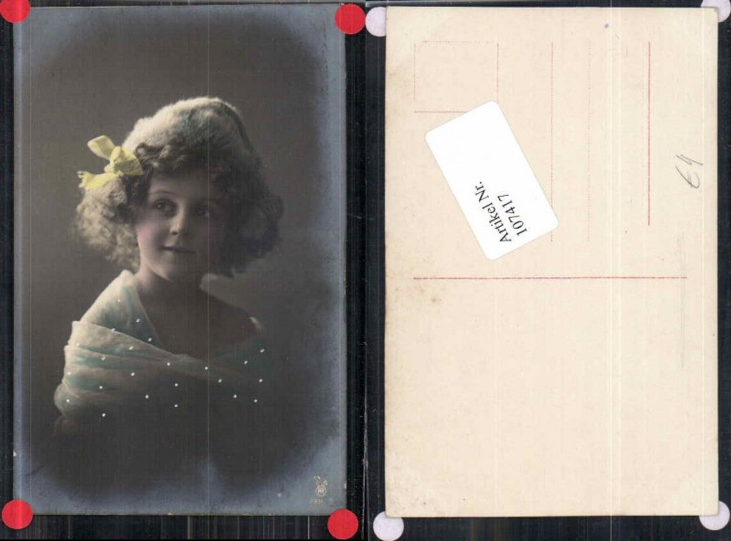 107417,RPH Edwardian Girl Fashion Mode Pelzhut Pelzmode Mädchen