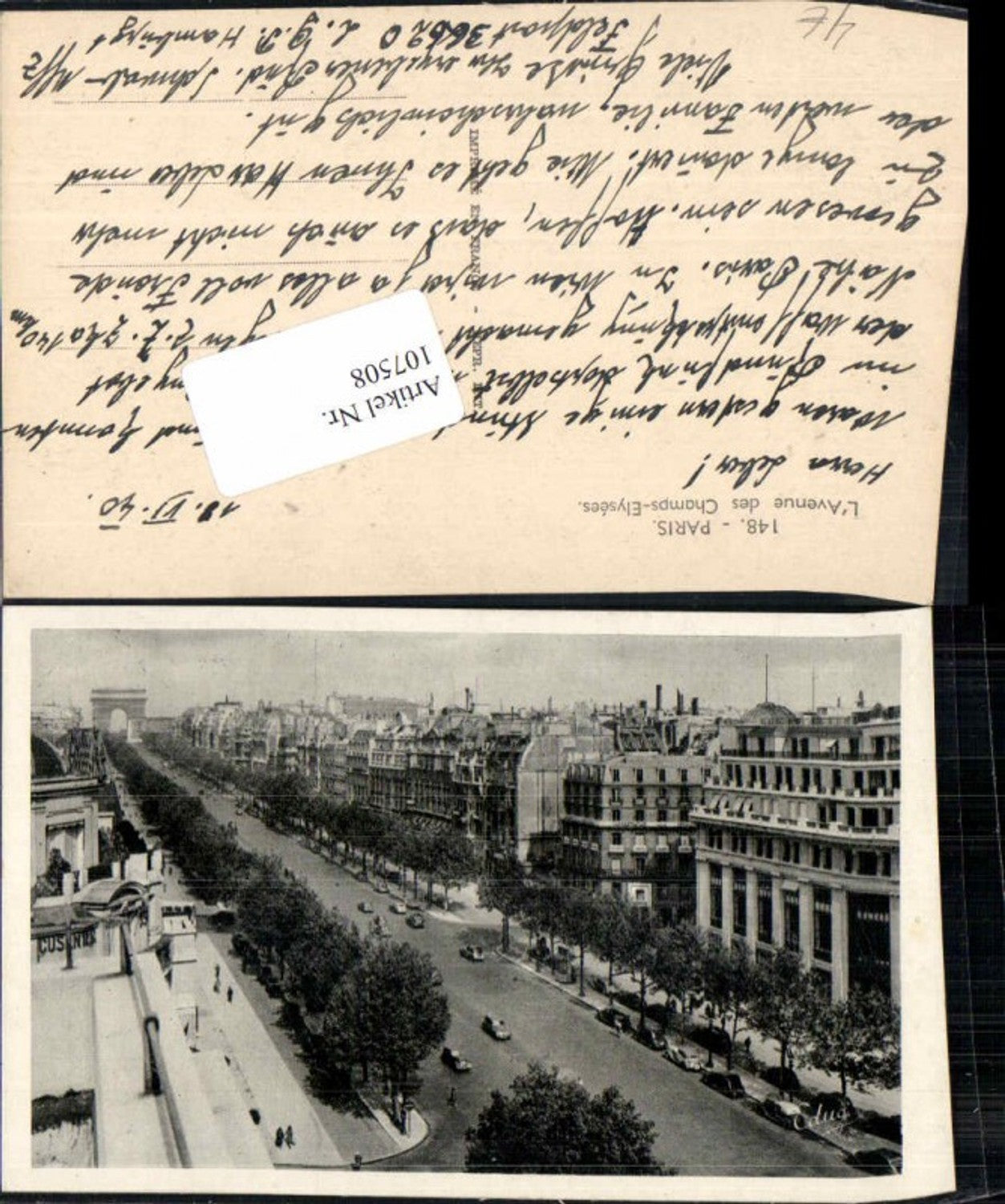 107508,Paris L Avenue des Champs Elysees