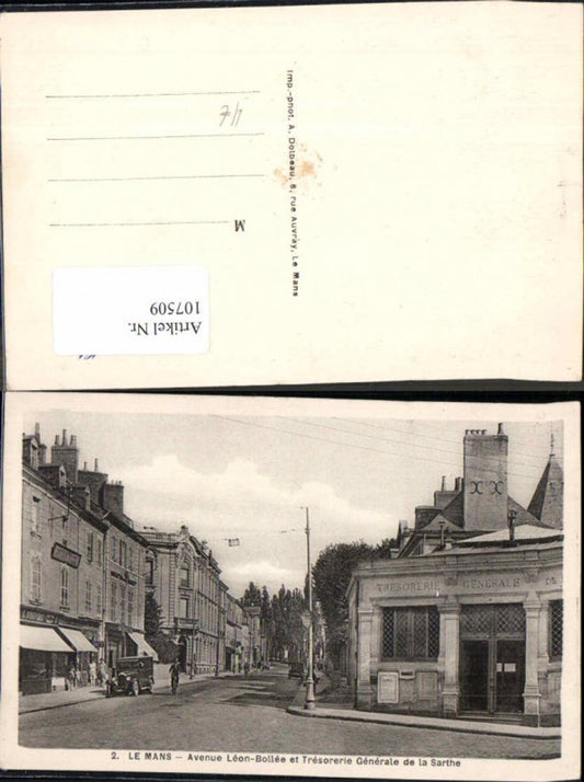 107509,Le mans Avenue Leon Bollee Oldtimer