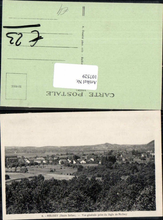 107529,Melisey Haute Saone Sigle de Franche Comte