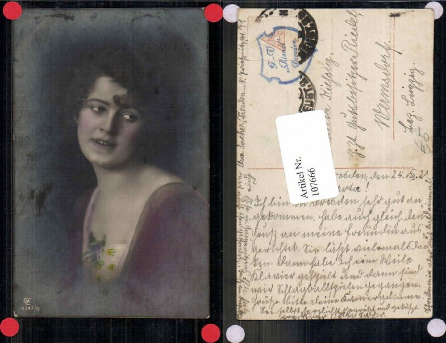 107666,GL Co Schöne Frau Edwardian Girl Mädchen Portrait