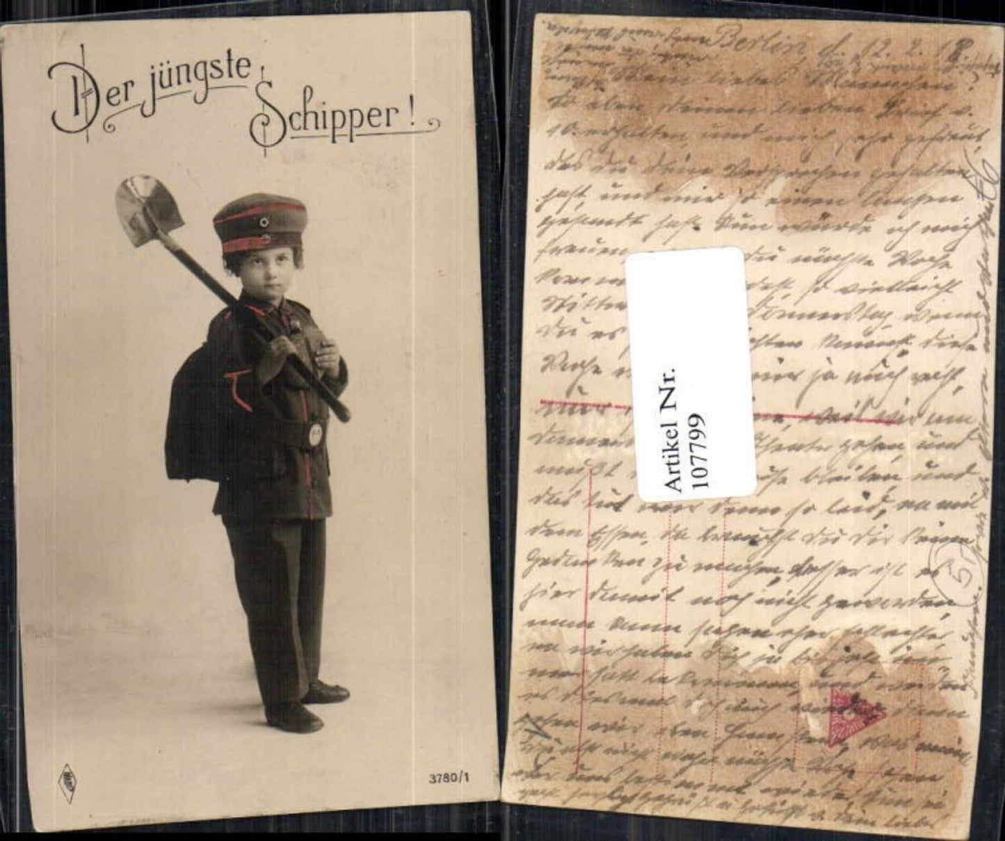 107799,der jüngste Schipper Kindersoldat Kind als Soldat