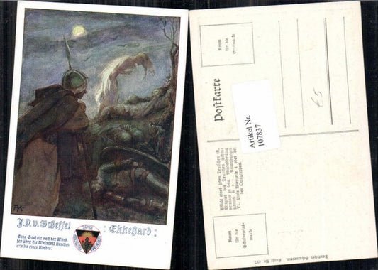 107837,Dt. Schulverein 497 Ekkehard Scheffel Mond AK