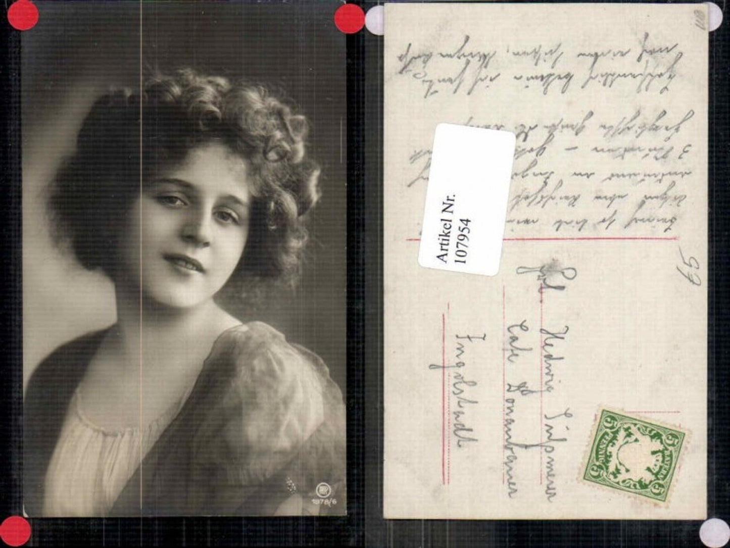 107954,RPH Schöne Frau Edwardian Girl Fashion Mode Postcard Schöne Frau