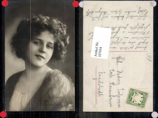 107954,RPH Schöne Frau Edwardian Girl Fashion Mode Postcard Schöne Frau