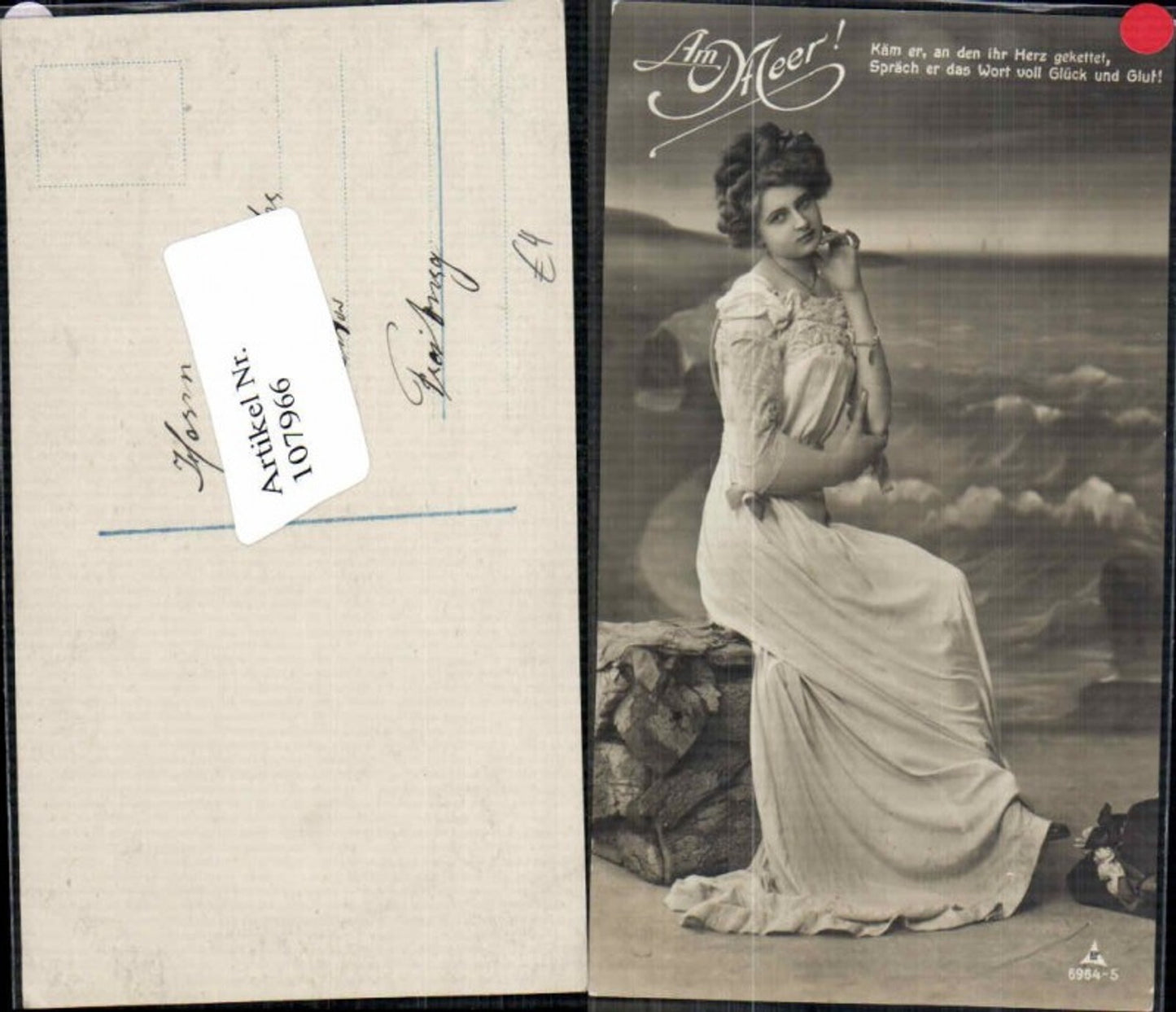 107966,Photochemie Kleid Edwardian Girl Frau am Mst