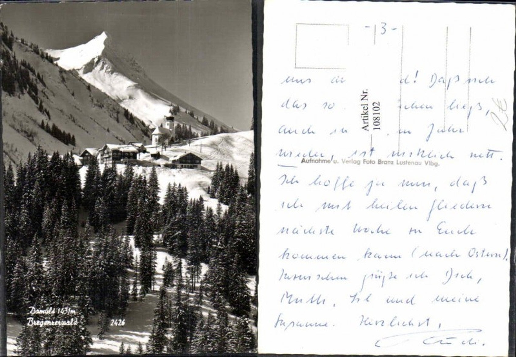 Alte Ansichtskarte – Old Postcard