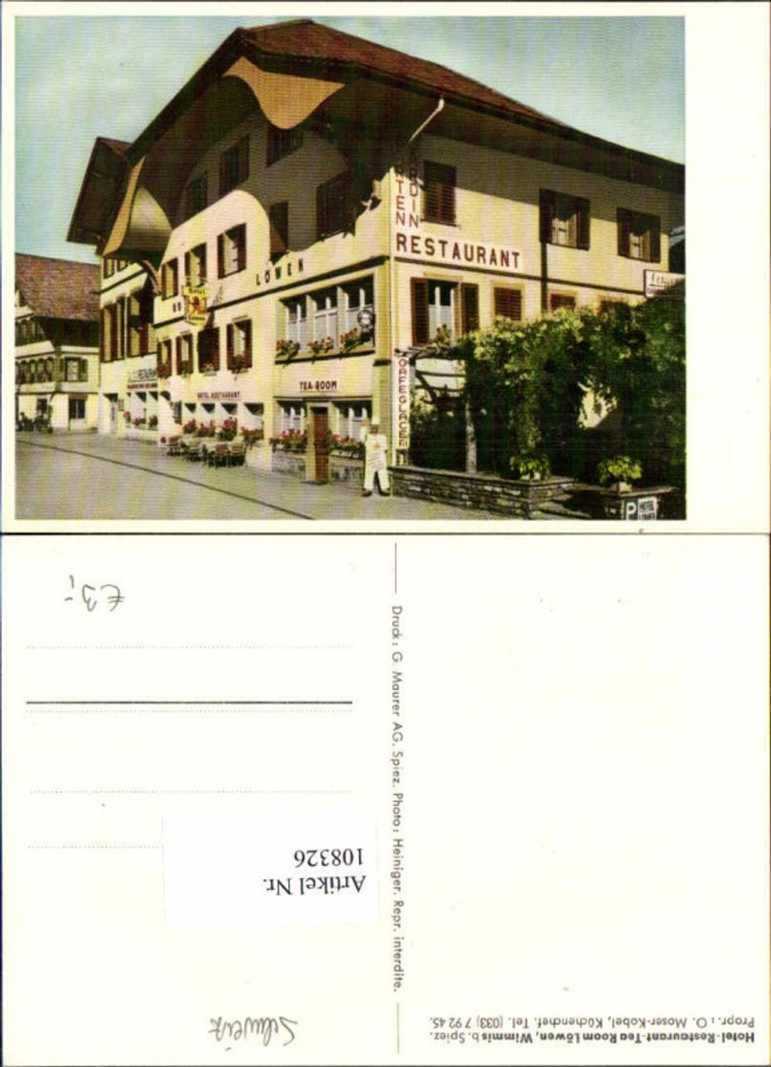 Alte Ansichtskarte – Old Postcard